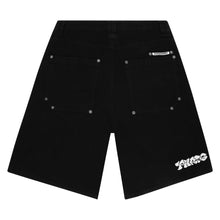 Load image into Gallery viewer, Phats Aphtermath Denim Shorts Jet Black