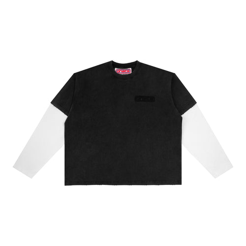 Phats Embroidered Layered Long Sleeve Tee