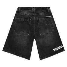 Load image into Gallery viewer, Phats Aphtermath Denim Shorts Black