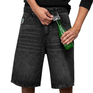 Phats Aphtermath Denim Shorts Black